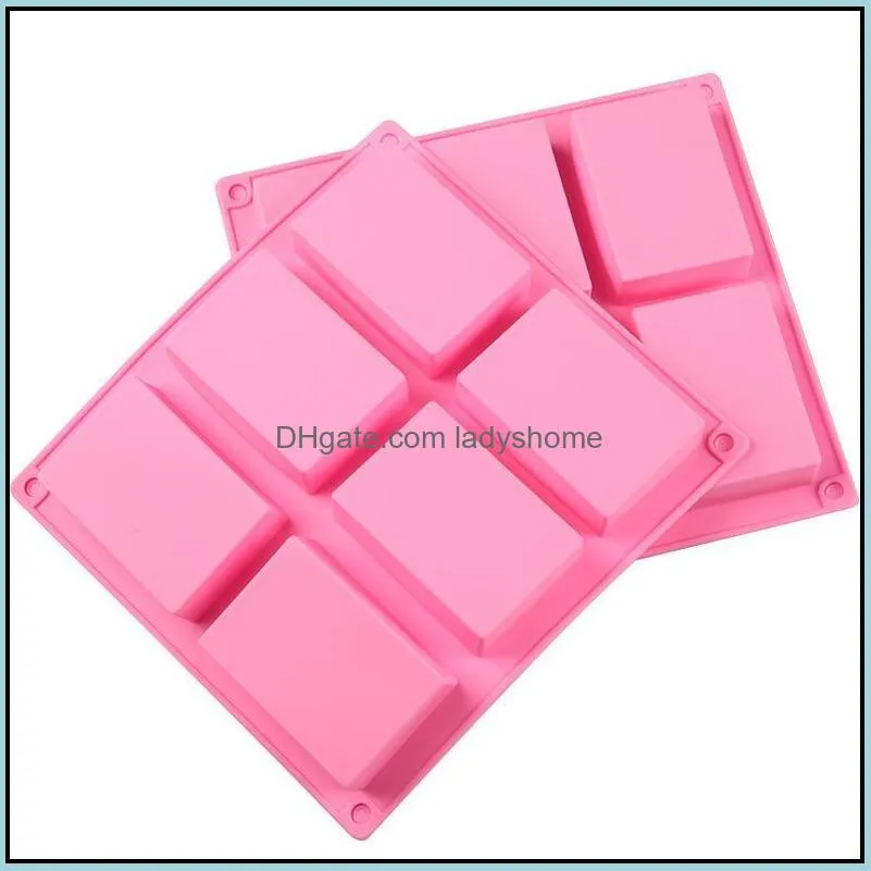 Square Silicone Baking Mold 8*5.5*2.5cm Cake Pan Molds Handmade Biscuit Mold Soap Mold Mould HWB7620