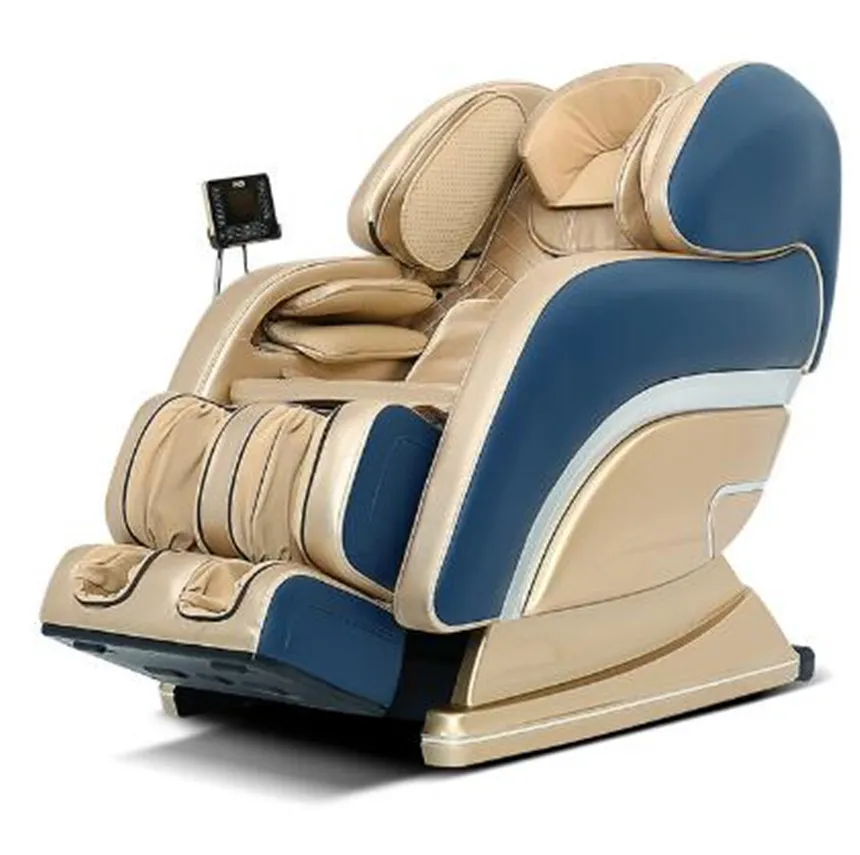 S7 Luxury Split Massage Chair Partihandel 4D Fabrikspris Försäljning Läder SL-Track Noll Gravity Electric Full Body