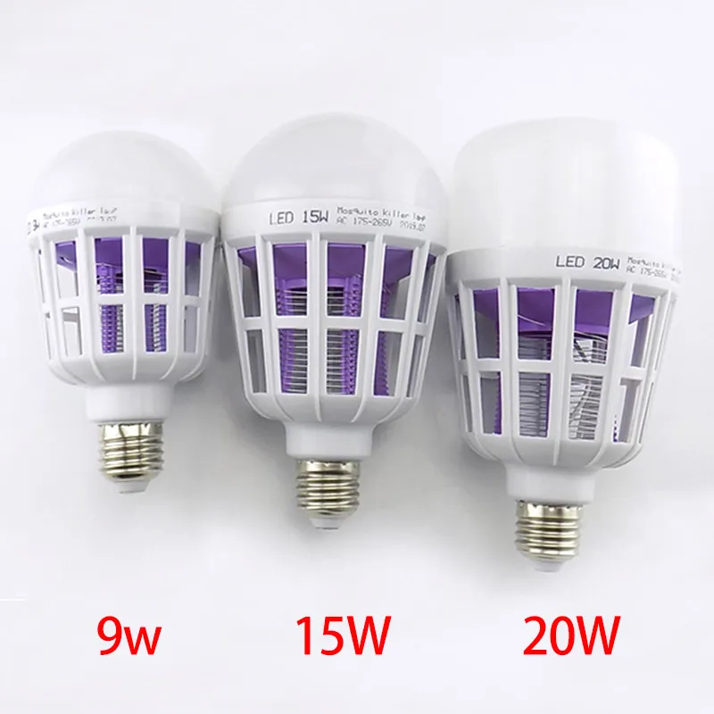 2 In 1 LED Mosquito Killer Bulb 9W 15W 20W E27 For Indoor Home Anti Mosquitos Repellent Fly Zapper Lamp AC 175 220V From Adairs 8.17 DHgate.Com