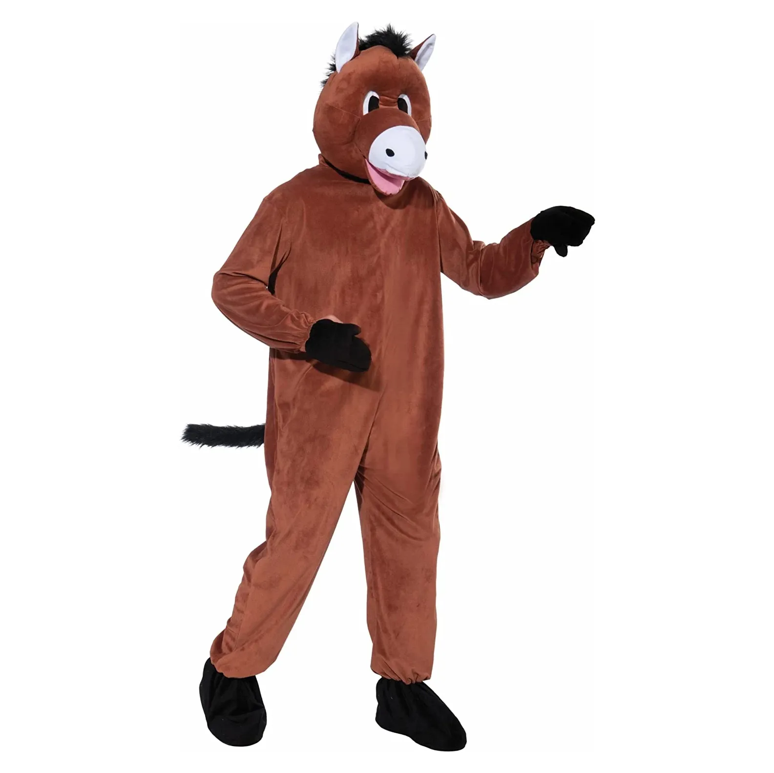 Dorosły Rozmiar Pluszowy Horse Maskotki Kostiumy Halloween Fantazyjny Party Dress Cartoon Character Carnival Xmas Easter Reklama Birthday Party Costume Strój