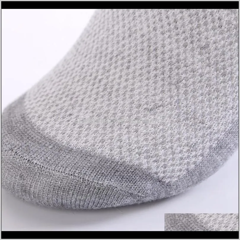 20pcs=10pair solid mesh men`s socks invisible ankle socks men summer breathable thin boat size eur 36-44 cheap price rated 63hj#