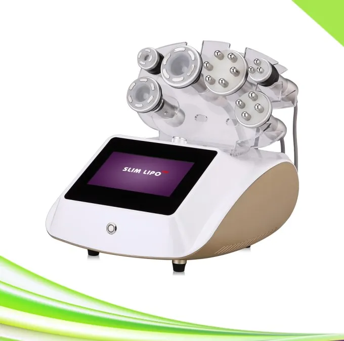 6 in 1 portable spa clinic salon face lifting rf cavitation slimming lipo laser vacuum cavitation system