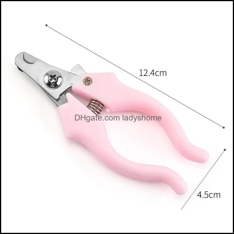 Pet Nail Claw Cutter Stainless Steel Professional Grooming Scissors Cats Nails Clipper Trimmer Dog Nail Clippers HWE6937