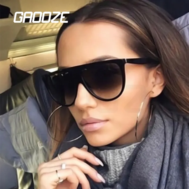 Women's Sunglasses Women Round Glasses Branded Fashion Anti-glare Glass