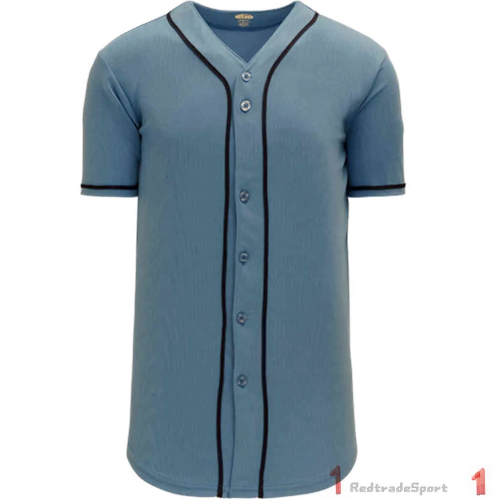 Dostosuj Koszulki Baseball Vintage Puste Logo Szyte Nazwa Numer Niebieski Zielony Krem Czarny Biały Czerwony Mężczyzna Kobiet Dzieci Młodzież S-XXXL 1L7UN