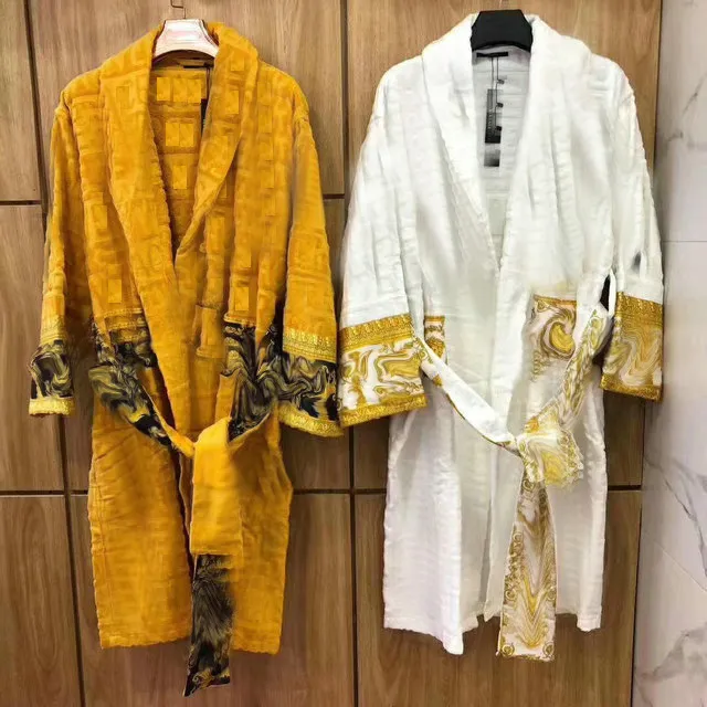 100% Cotton Top Quality Women Men Bath Robe European And American Style  Supplies F M 3XL From Aacaghjx66688, $29.74