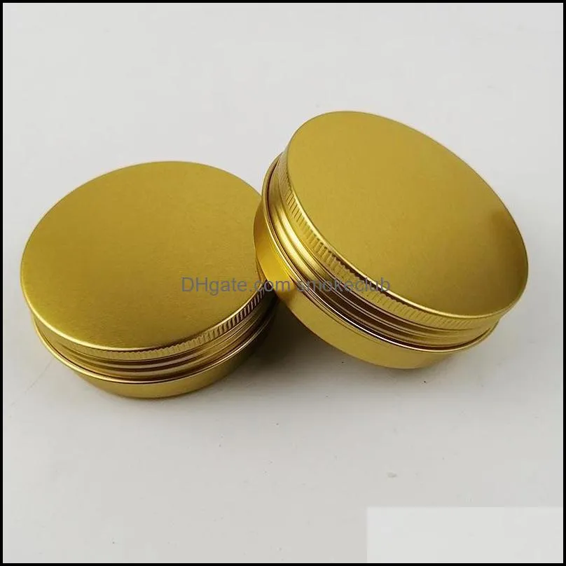 2 oz 60ml 60g Multi-Colored Round Aluminum Cans Screw Lid Metal Tins Jars Empty Slip Slide Containers