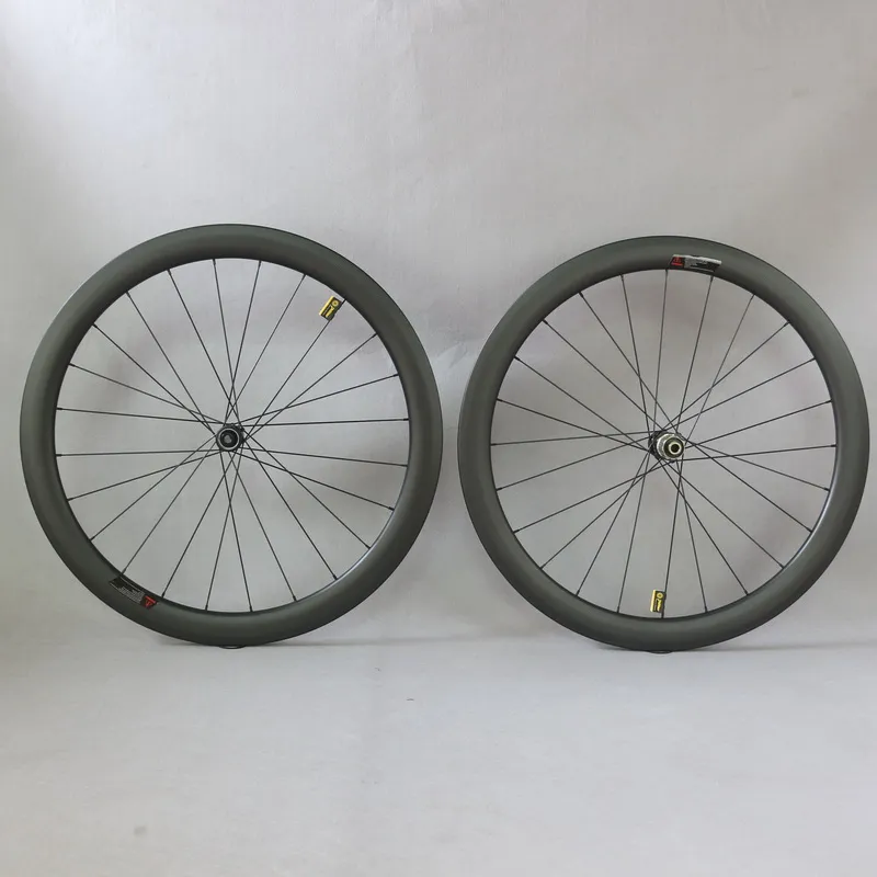 Полный углерод T800 Road Bike Wheels Дисковые тормозные колеса с Novate D411/D412 Широ