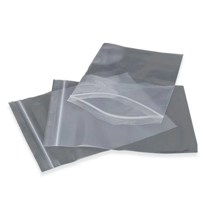 2021 10SIZE PP PE Plastic Ziplock Reclosable Plástico Transparente Sacos Transparentes 12 Fio Seta Do Zíper com Pacote de Seal Zip 100pcs / Lot