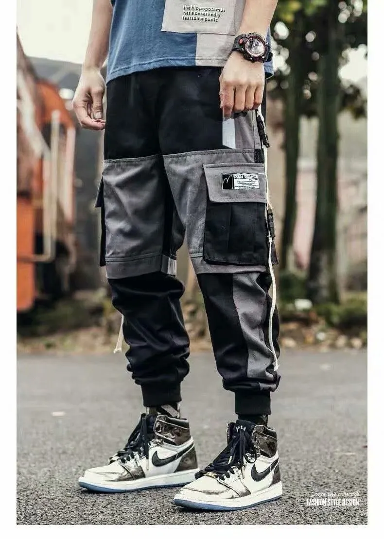 Cargo Track Pants With 5 Smart Pockets- Green
