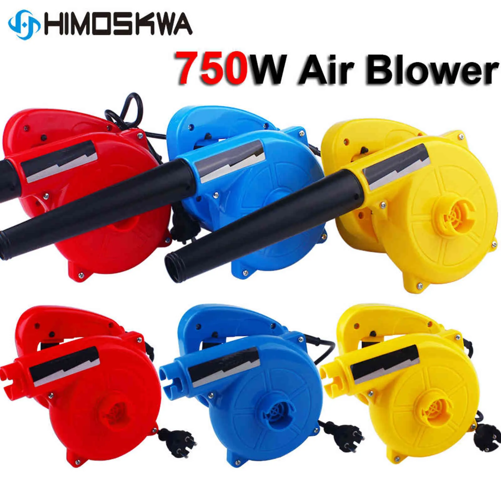 750W 220V High Efficiency Electric Air Blower Vacuum Cleaner Blowing Dust collecting 2 in 1 Computer dust collector cleaner