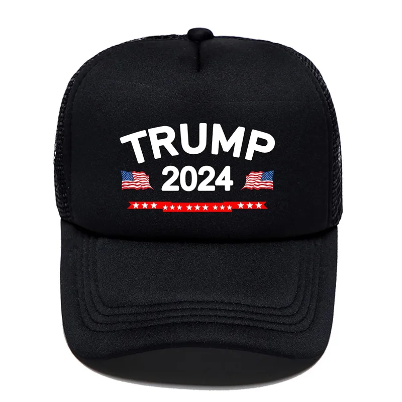 USA 2024 Trump Kampanj Baseball Hat Presidential Val Caps Spara Amerika igen Cap