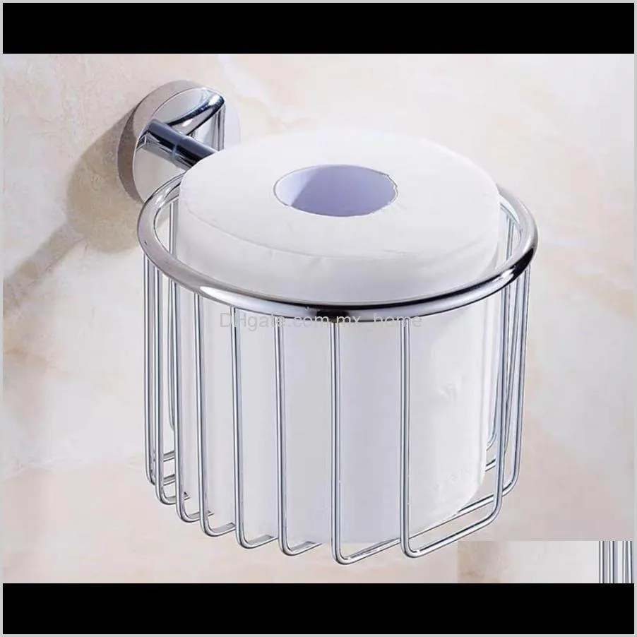 round golden toilet paper basket copper/brass tissue holder bathroom storage wall mounted holders
