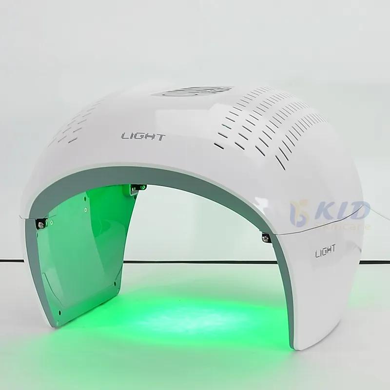 2021 LED rajeunissement de la peau photothérapie photothérapie machine de beauté traitement de lampe PDT 7 couleurs, acné, équipement de masque portable anti-rides