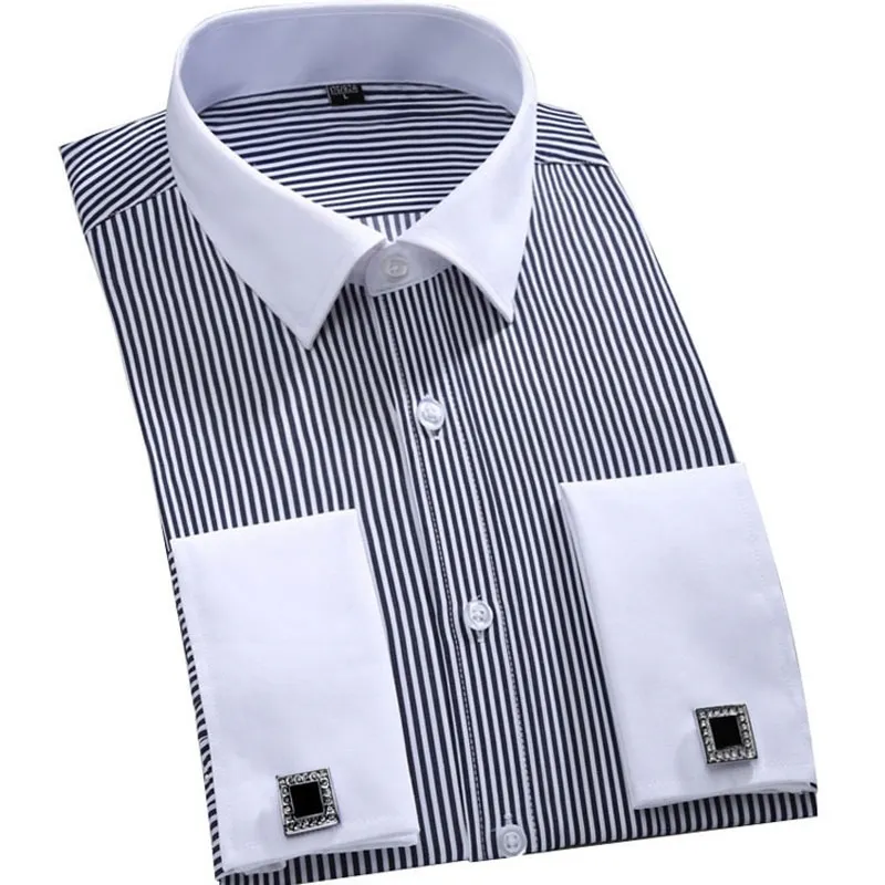 slim fit dress slacks Slim Fit Tuxedo Cotton Shirt White / M / 6
