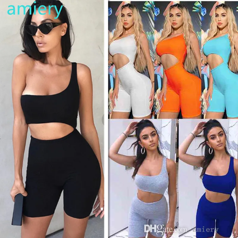 Femmes robes été Mini jupes couleur unie mode Sexy col en v profond jarretelle gilet robe mince court Simple vêtements a0012