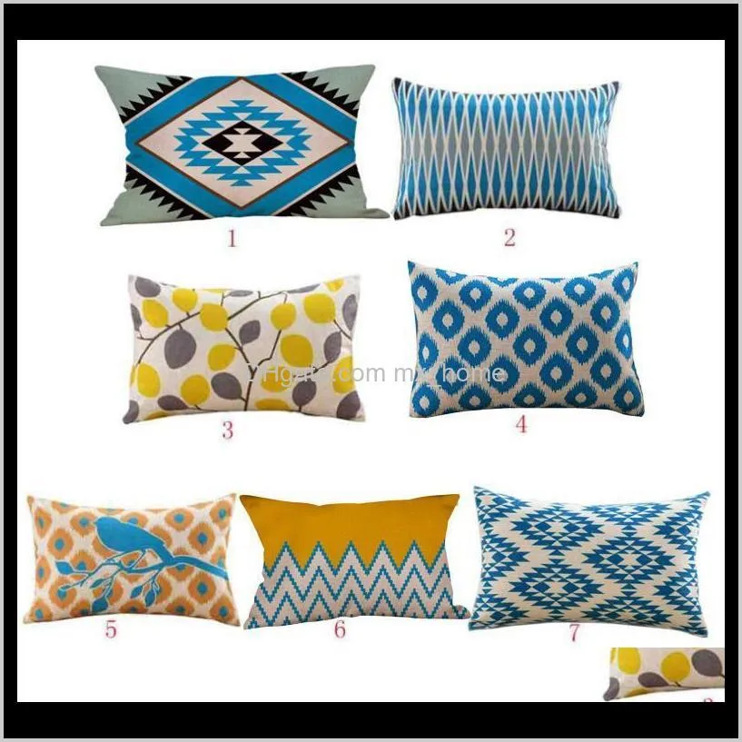 geometric printing pillow case cafe home decor cushion covers household items household textile products