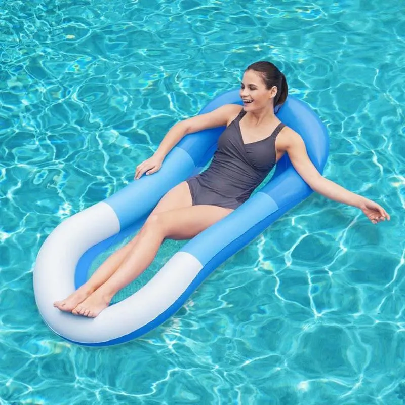 Mesh clearance pool hammock