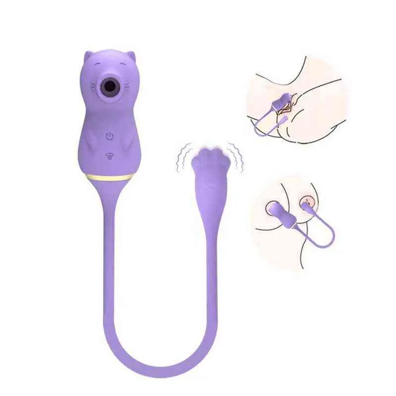 Nxy vibrators clitoral zuigkat diervormige seksspeeltjes vrouwen clitoris stimulator nippel kutje sucker 0113