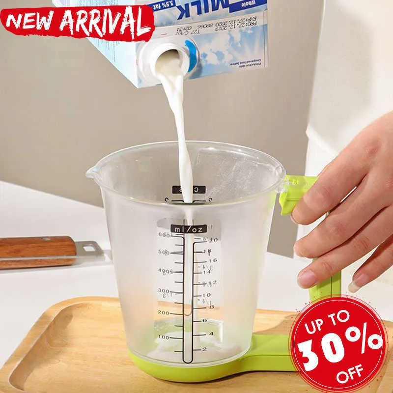 LCD Separable Kitchen Laundry Detergent Measuring Cup Scale For