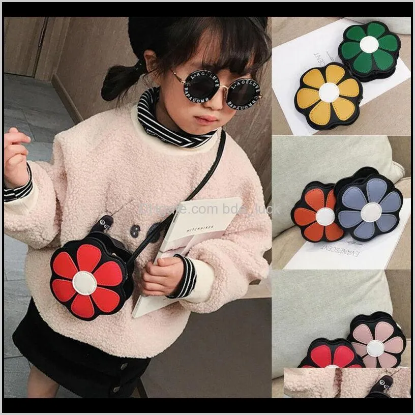 2020 New Arrival Fashion Cute Handbags Toddler Kids Girls Flower Shoulder Purse Tote Purse Crossbody Bags