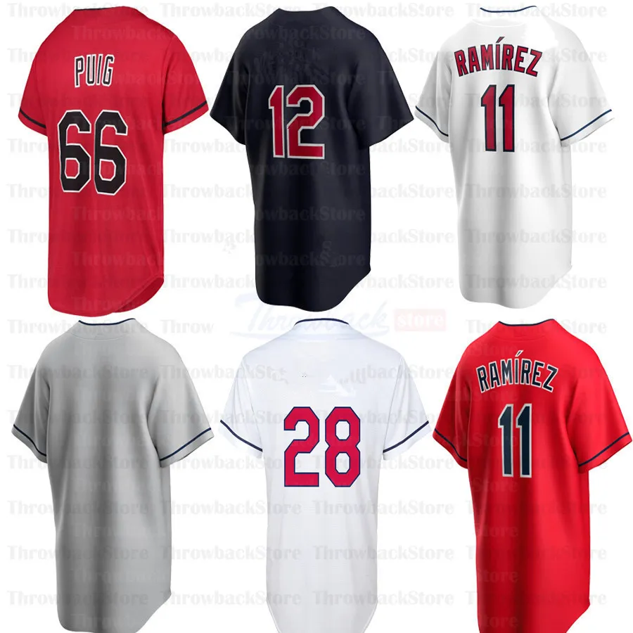 Baseball Jerseys 41 Carlos Santana 10 Jake Bauers 66 Yasiel Puig 2 Leonys Martin 25 Jim Thome 7 Kenny Lofton