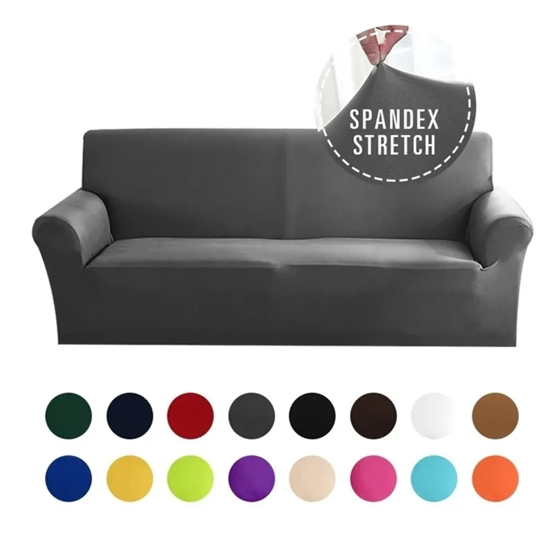 Spandex lock för soffmöbler fåtölj modernt vardagsrum sträcka elastiska soffan slipcover 211116