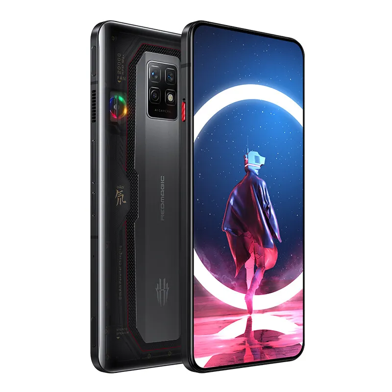 Original Nubia Red Magic 7 Pro 5g Mobiltelefon Gaming 16GB RAM 256GB ROM OCTA Core Snapdragon 8 Gen 1 64MP NFC Android 6.8 "Fullskärm Fingeravtryck ID Ansikte Smart Cell Phone