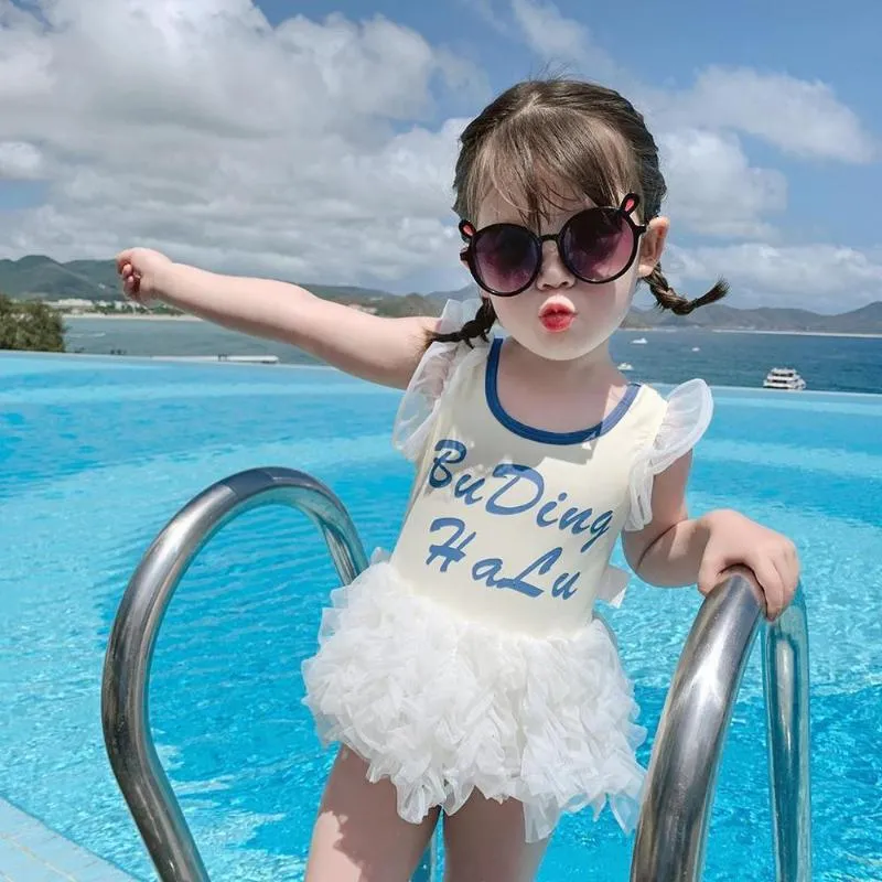 Girls tutu swimming costume sale