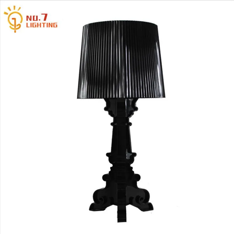 Table Lamps Italy Design Kartell Bourgie AcrylicTable Lamp Simple Modern Indoor Lighting Art Decor Home Living Room Bedroom Studio Bar Study