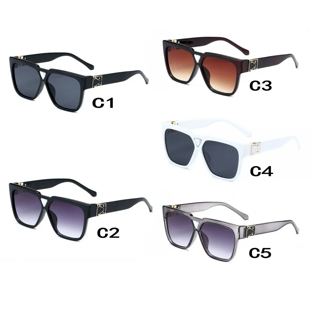 Stor kvadrat mode solglasögon för män kvinnor solglasögon cykla solglasögon nyanser svart mörk linsglasögon 5 färger anti-glare standard glasögon