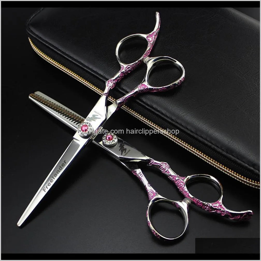 6inch lander pet grooming cutting scissor 6cr high quality pet groomer supply dog hairdressing shear clipper