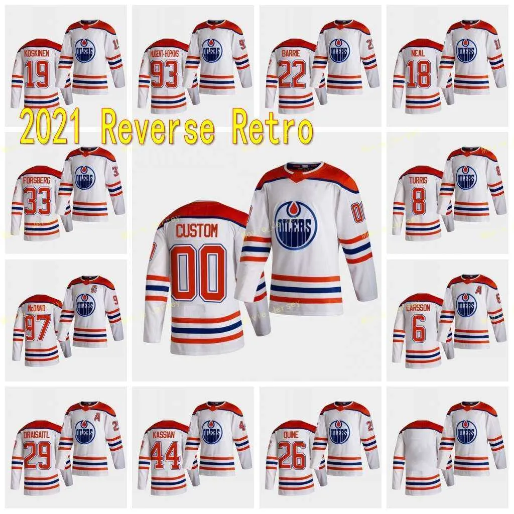 ₩25,048에서 97 Connor McDavid Edmonton oilers 2021 Reverse Retro Leon