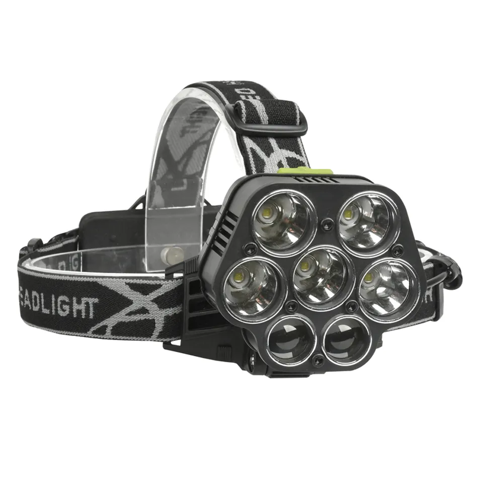 Lampe frontale,Lampe frontale LED COB avec batterie 2000mah 18650
