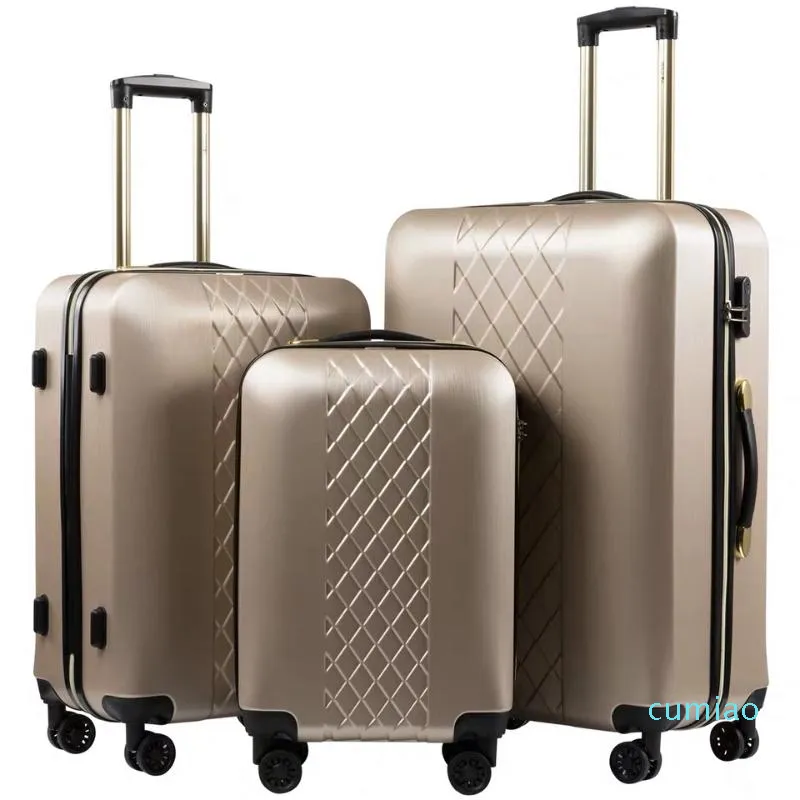 Suitcases Fashion 20/24/28 Inch Password Trolley Suitcase Luxury Airplane Wheel Travel Luggage Korean Version