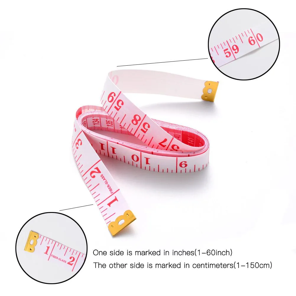 Wholesale 100 Soft Ruler Ruler Measuring Tape 60 Inches 1.5M 1.3