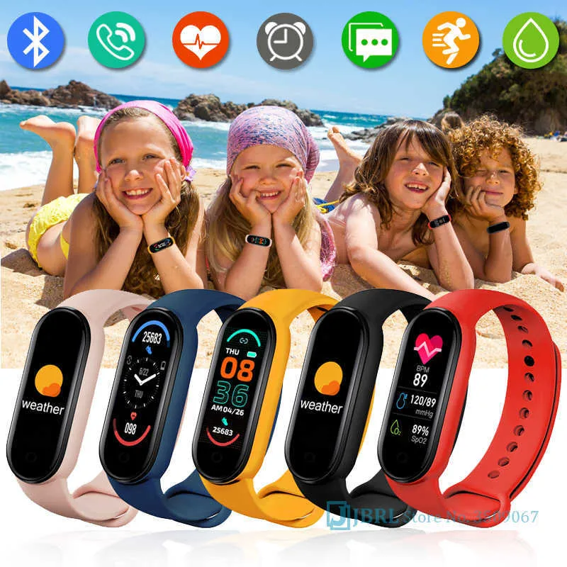 Silikonowe Dzieci Smart Watch Dzieci Smartwatch Fitness Tracker dla chłopców Girls Inteligentny Elektroniczny Zegar Wodoodporny Dziecko Smart-Watch