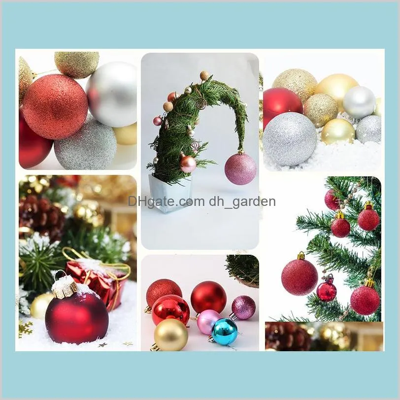 24pcs/lot Christmas Tree Decor Ball Bauble