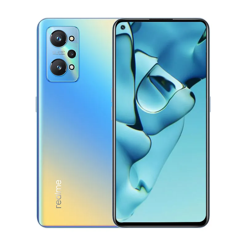 Original Oppo Realme GT 네오 2 5G 휴대 전화 12GB RAM 256GB ROM Snapdragon 870 64MP AI NFC 5000mAh 안드로이드 6.62 "Amoled 전체 화면 지문 ID 얼굴 스마트 핸드폰