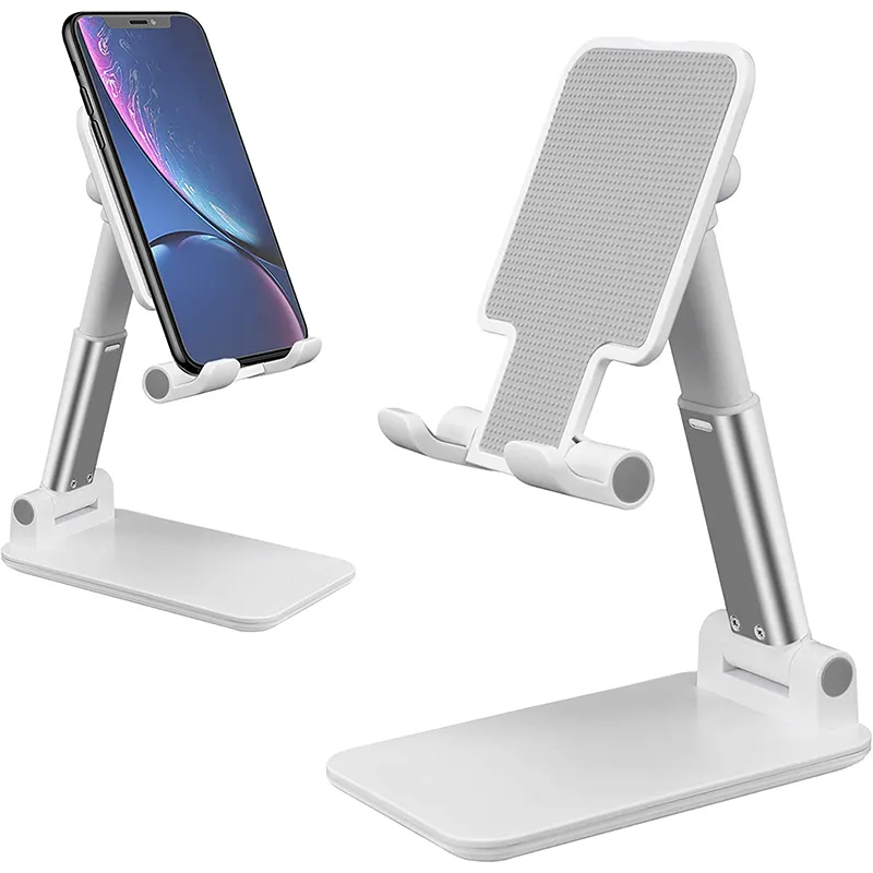 Mobiele telefoonhouder Stand voor iPhone Samsung Metal Desktop Cellphone Houders Tablet Luie Persoon Beugel Draagbaar