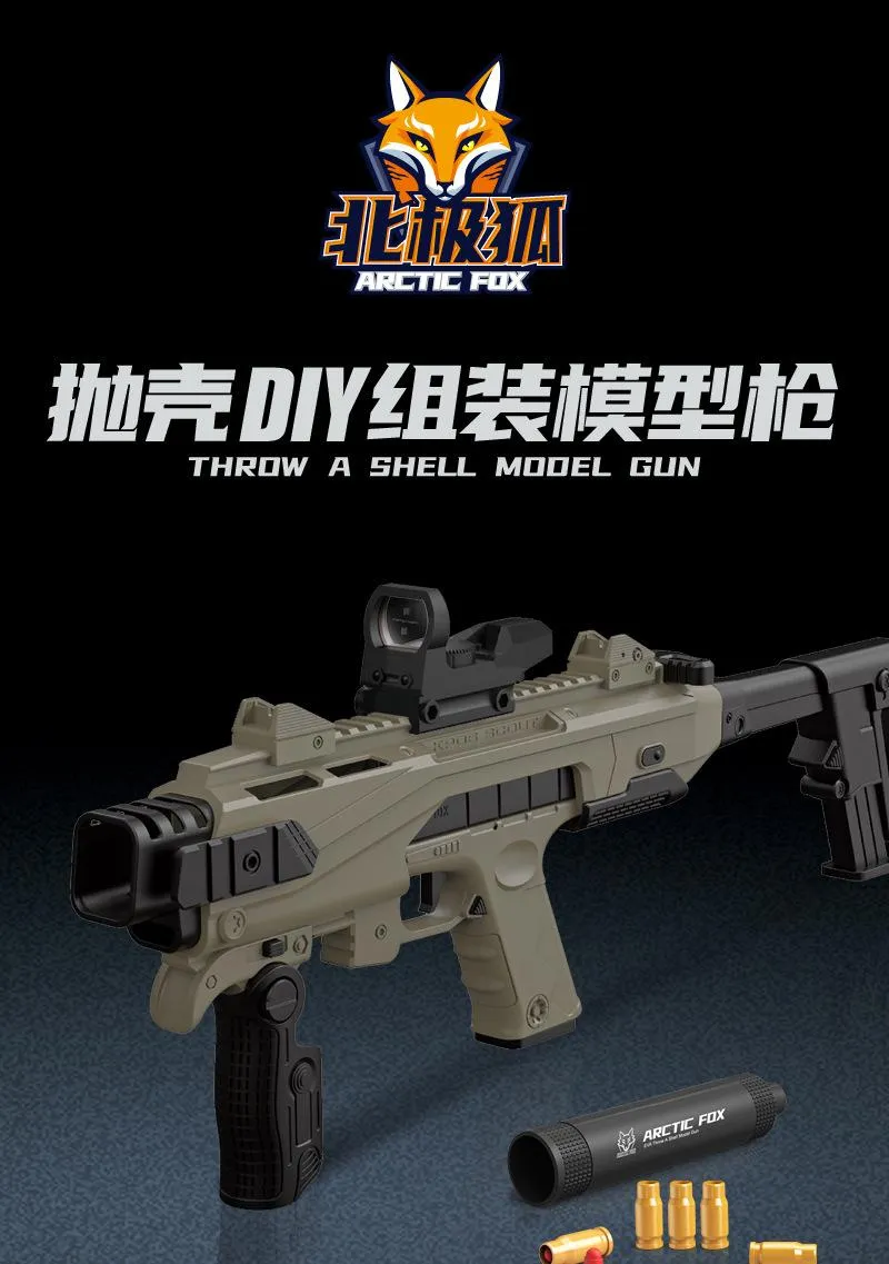 DIY Foam Dart Blaster Helicopter Toy Gun With Shell Ejection Perfect