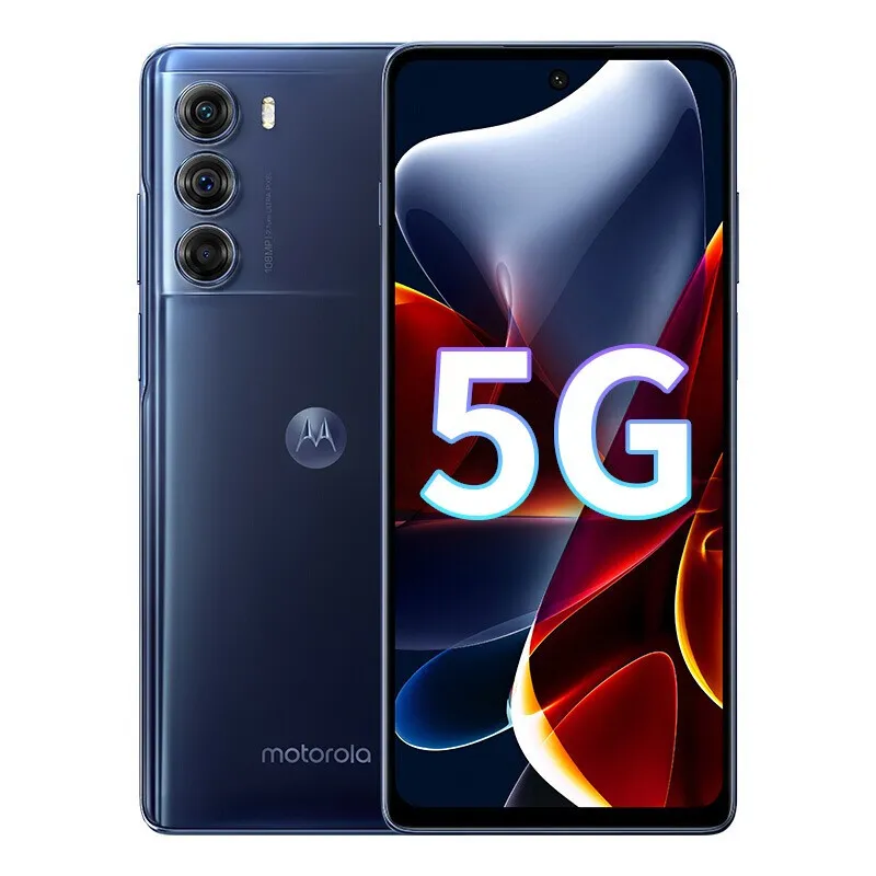 Téléphone portable d'origine Lenovo Motorola Edge S30 Moto 5G 12 Go de RAM 256 Go de ROM Snapdragon 888 Plus Android 6,8" Plein écran 108MP 5000mAh Face ID Fingerprint Smart Cell Phone