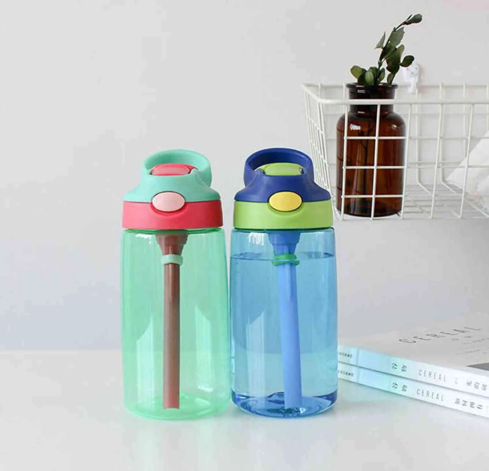 Baagl Botella Para Niños, Botella De Agua A Prueba De Fugas