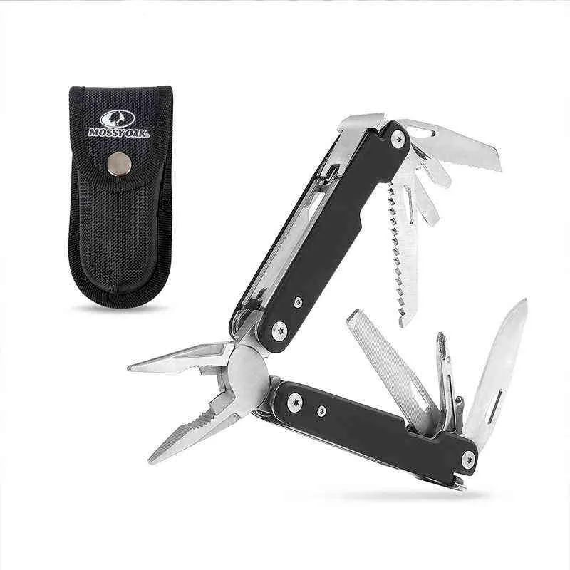 MOSSY OAK Multitool 12 In 1 Multi Leatherman Pliers Wire Cutter  Multifunction Tools Survival Camping Tool Fishing 211028 From Kuo09, $27.03