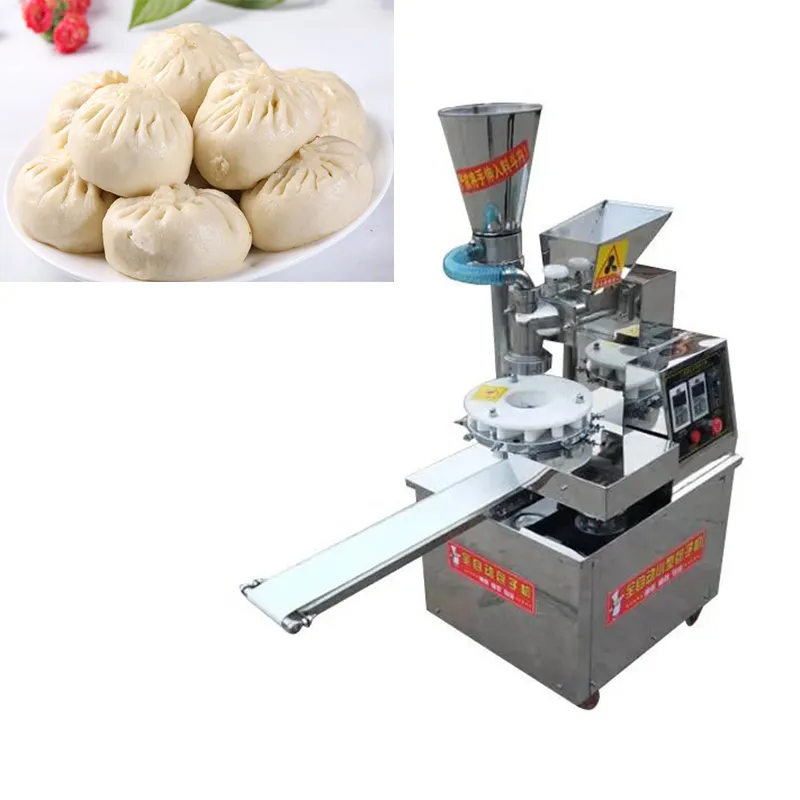 Chinese Baozi Maker Machine Automatic Momo Making Commercial Xiao Long Tang Filling 1800W 220V/110V Food Processors