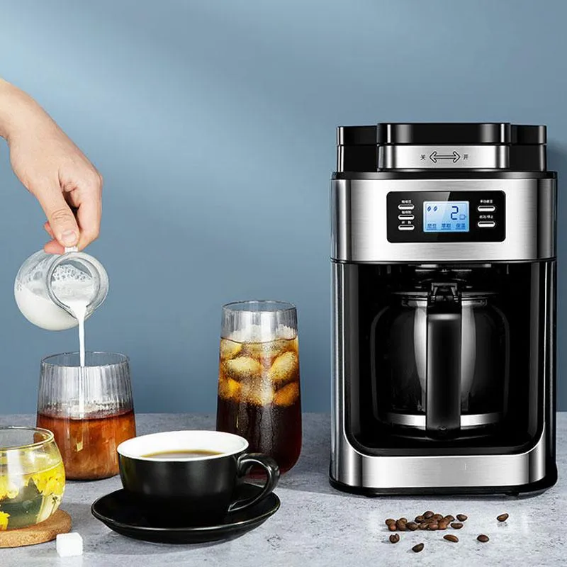 豆のグラインダーキッチン器具メーカーと電気コーヒーグラインダーの完全自動機Caffe americanoフルリップ