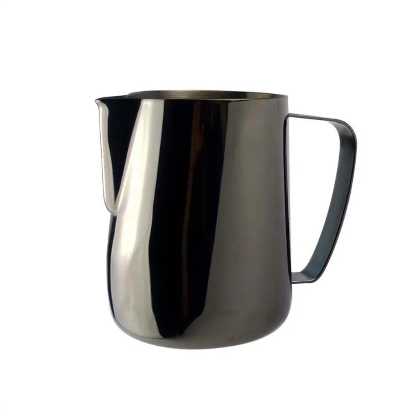350mL 600mL Needle Pull Flower Pot Latte Milk Cream Stainless Steel ...