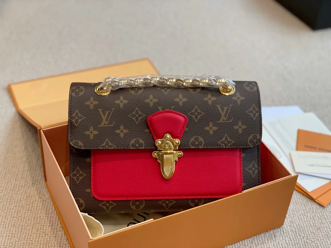 2021 Louis Vuitton Victorie Designer Bolsas De Asas De Bolsas Monedero LV  Crossbody Bag Luxury Messenger Louis Vutton Handbags 26x17x9 De 135,84 €