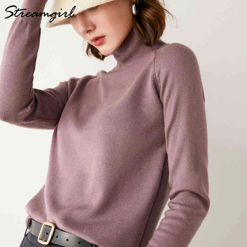 Fashion-Women's Turtleneck Sweaters Autumn Winter Jumper Knitted Pink Top Black Cashmere Sweater Women Pullovers