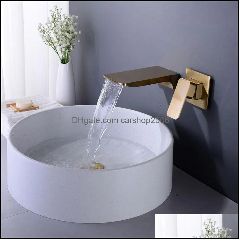Bathroom Sink Faucets Basin Faucet Waterfall Lavamanos Water Tap Cold Mixer Toilet Taps